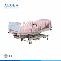 AG-C101A02B Altura manual multifuncional ajustável obstétrica cama de entrega